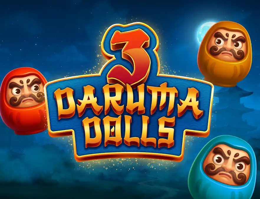 3 Daruma Dolls